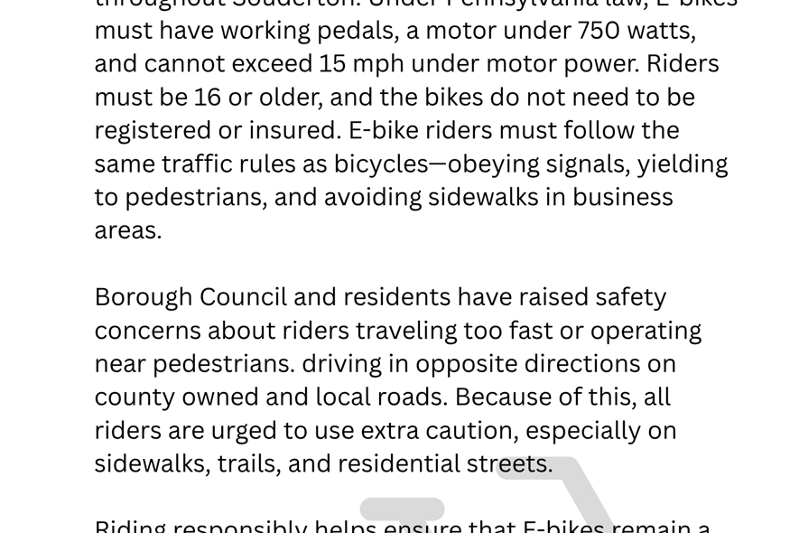 Rules & Regulations